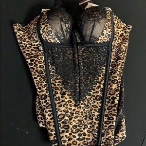 Leopard Bustier